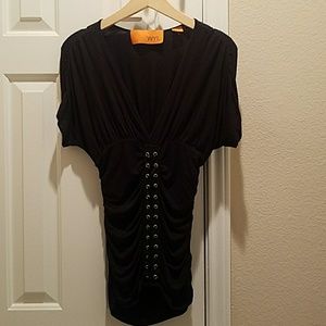 Black WYL corset style top